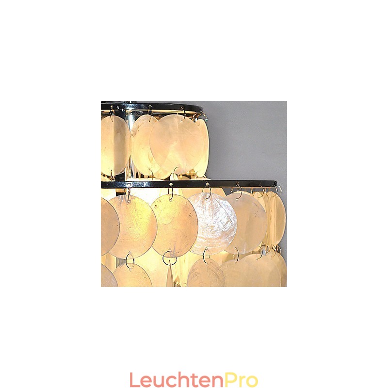 LAMP Minimalistischer Muschel-Kronleuchter Den Kronleuchter
