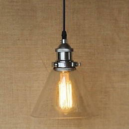 Traditionelle klassische Vintage Retro Country Globe Pendelleuchte