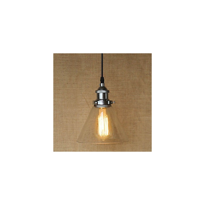 Traditionelle klassische Vintage Retro Country Globe Pendelleuchte