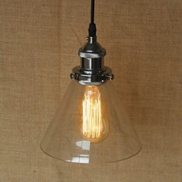 Traditionelle klassische Vintage Retro Country Globe Pendelleuchte