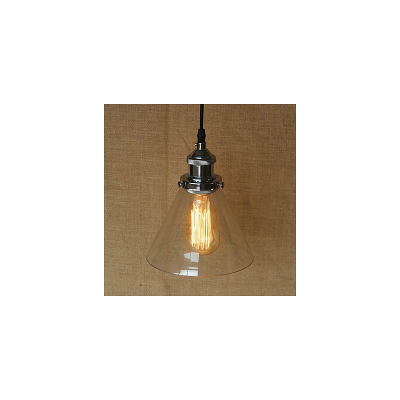 Traditionelle klassische Vintage Retro Country Globe Pendelleuchte