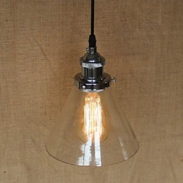 Traditionelle klassische Vintage Retro Country Globe Pendelleuchte