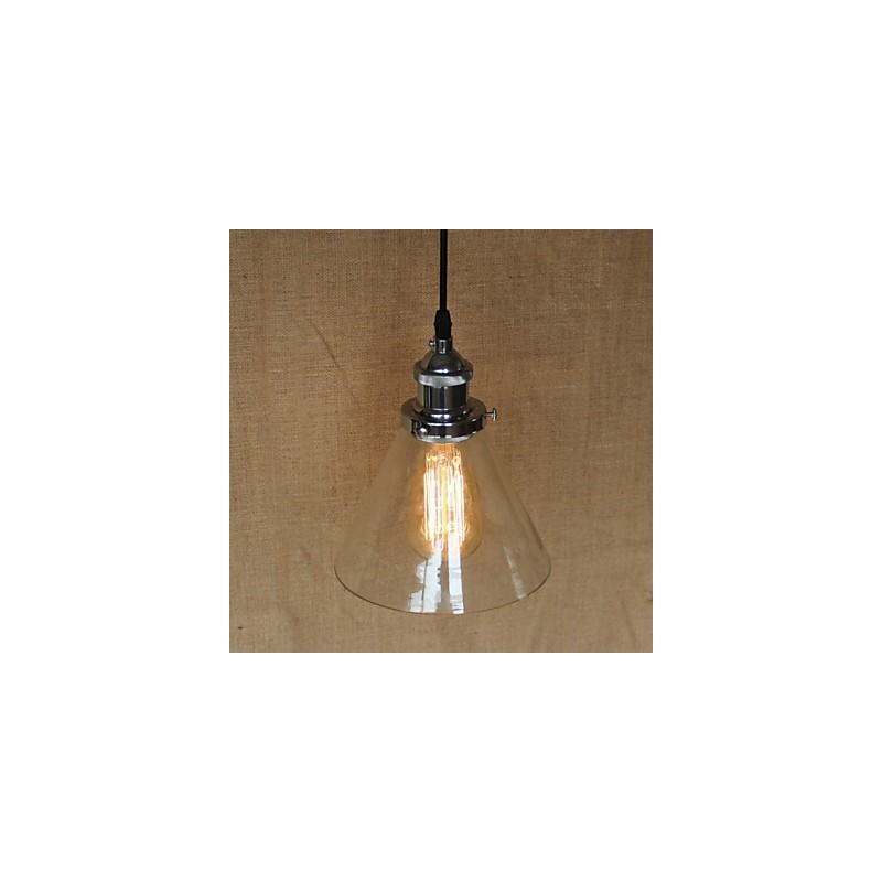 Traditionelle klassische Vintage Retro Country Globe Pendelleuchte