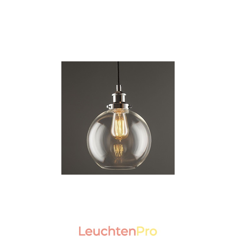 Traditionelle klassische Vintage Retro Country Globe Pendelleuchte