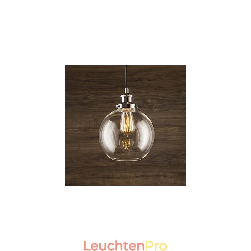 Traditionelle klassische Vintage Retro Country Globe Pendelleuchte