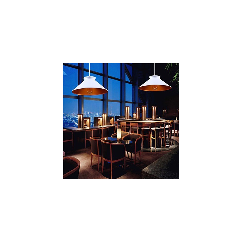 Traditionelle Pendelleuchte aus Metall im Mini-Stil im Vintage-Retro-Stil