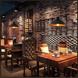 Traditionelle Pendelleuchte aus Metall im Mini-Stil im Vintage-Retro-Stil