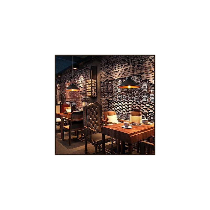 Traditionelle Pendelleuchte aus Metall im Mini-Stil im Vintage-Retro-Stil