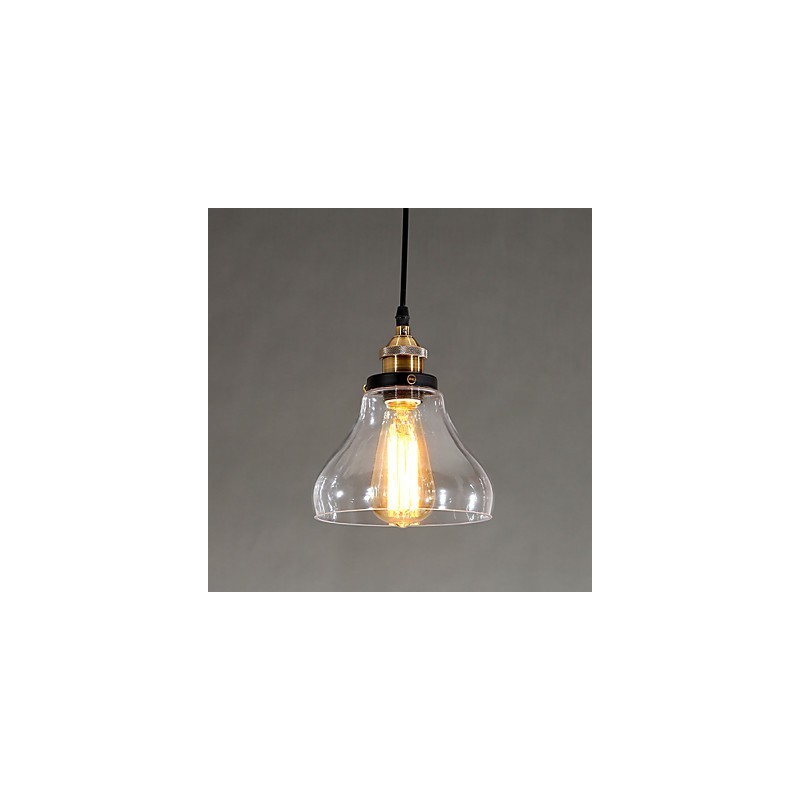 Traditionelle klassische Vintage Retro Country Globe Pendelleuchte