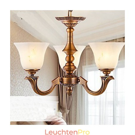 Kronleuchter im europäischen Stil Vollkupferlampe Marmorlampen Kronleuchter im europäischen Stil Vollkupferlampe Marmorlampen