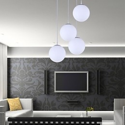 1 Lichter Moderne Glas Pendelleuchte