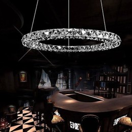 Kristall Pendelleuchte Moderne Einzel D40CM Drei Seiten K9 Kristall Innen Deckenleuchten Lampe Leuchten
