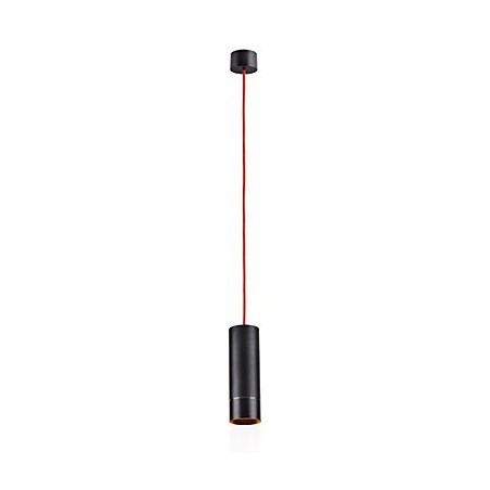 1-flammige Mini-Pendelleuchte, schwarz eloxiert mit Aluminium 1-flammige Mini-Pendelleuchte, schwarz eloxiert mit Aluminium