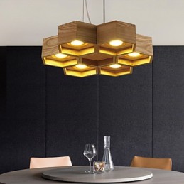 Pendelleuchten Country Holz Bambus