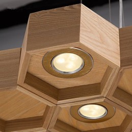 Pendelleuchten Country Holz Bambus