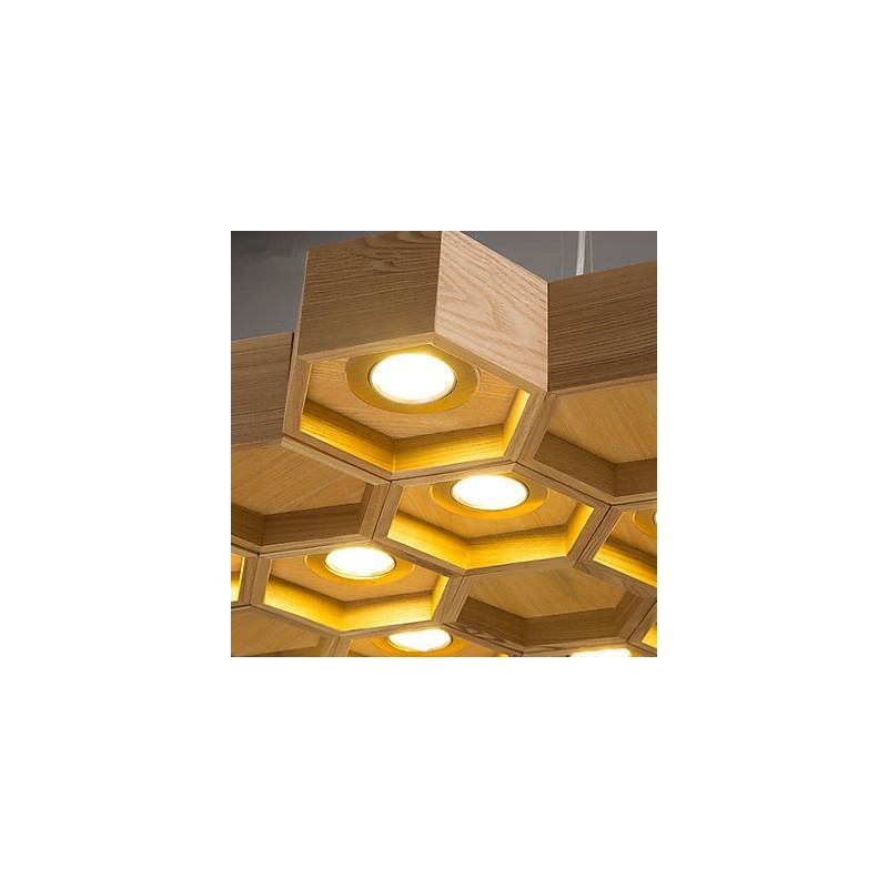 Pendelleuchten Country Holz Bambus