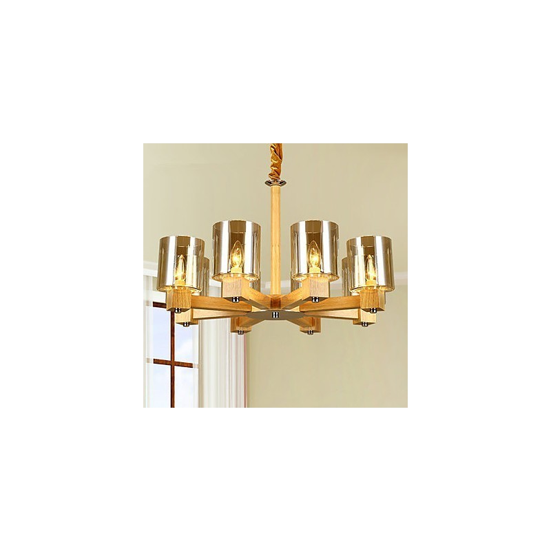 Pendelleuchten Country Holz Bambus