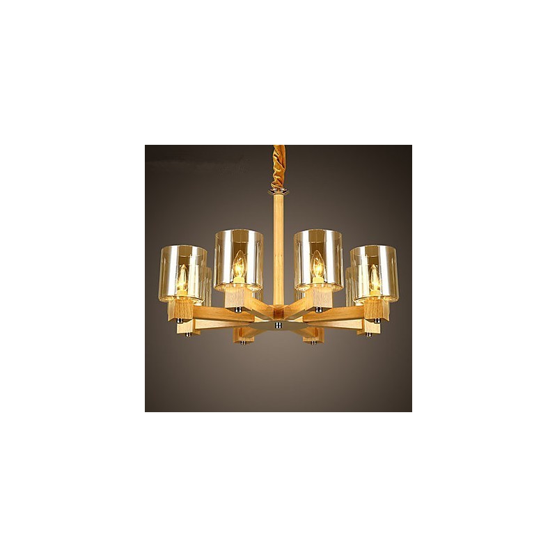 Pendelleuchten Country Holz Bambus