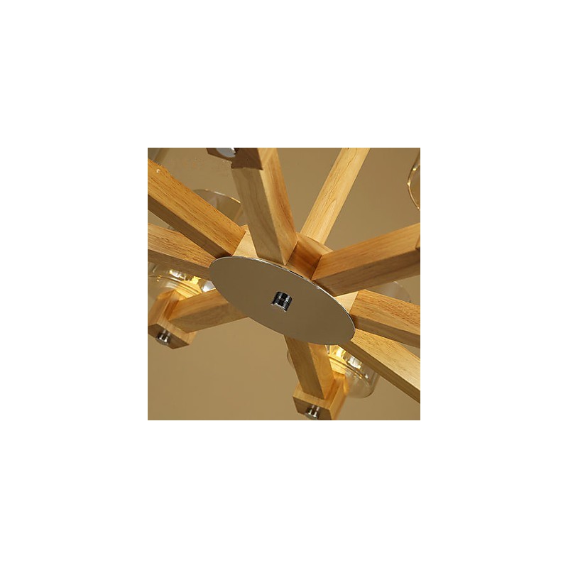 Pendelleuchten Country Holz Bambus
