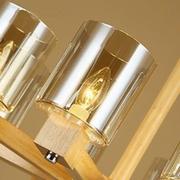 Pendelleuchten Country Holz Bambus