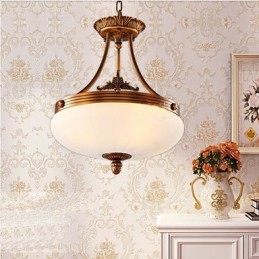 Europäische Marmorlampe Kupfer Kronleuchter Lichter