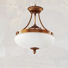 Europäische Marmorlampe Kupfer Kronleuchter Lichter