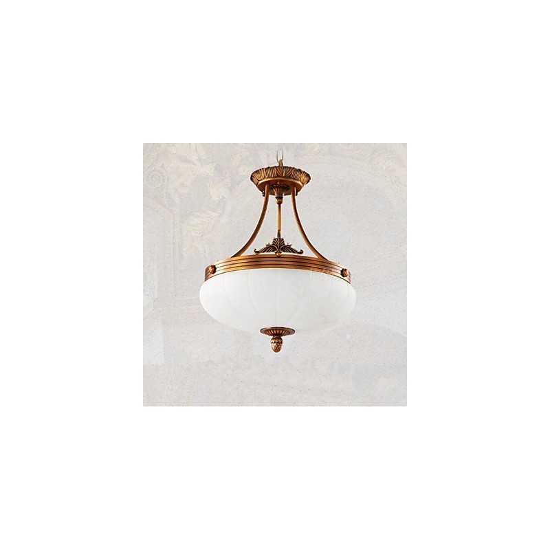 Europäische Marmorlampe Kupfer Kronleuchter Lichter