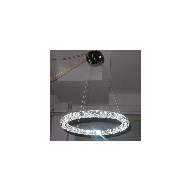 Kristall Pendelleuchte Moderne Einzel D40CM Drei Seiten K9 Kristall Innen Deckenleuchten Lampe Leuchten