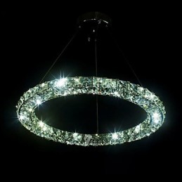 Kristall Pendelleuchte Moderne Einzel D40CM Drei Seiten K9 Kristall Innen Deckenleuchten Lampe Leuchten