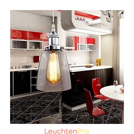 Moderne Chrom Glas Vintage Industrie Retro Fitting Edison Pendelleuchte Cafe Veranda Licht Moderne Chrom Glas Vintage Industrie Retro Fitting Edison Pendelleuchte Cafe Veranda Licht