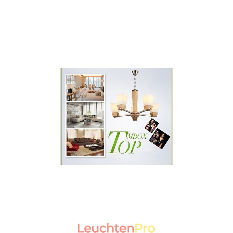 Pendelleuchten Country Holz Bambus