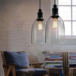 Traditionelle klassische Vintage-Retro-Landhaus-Pendelleuchte