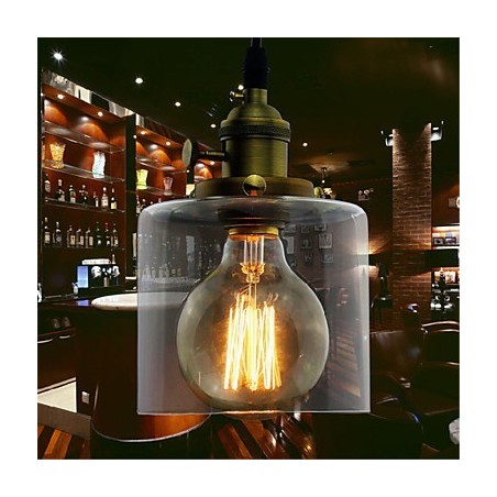 Glas Messing Retro Vintage Industrielle ART Cafe Garage Pendelleuchte Glas Messing Retro Vintage Industrielle ART Cafe Garage Pendelleuchte