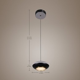 9W Moderne Fliegende Untertasse Design Hochwertige Pendelleuchte Cafe