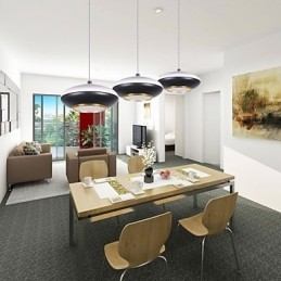 9W Moderne Fliegende Untertasse Design Hochwertige Pendelleuchte Cafe
