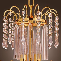 Luxuriöser Kristall-Kronleuchter mit 7 Lichtern