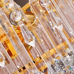 Luxuriöser Kristall-Kronleuchter mit 7 Lichtern