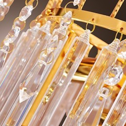Luxuriöser Kristall-Kronleuchter mit 7 Lichtern