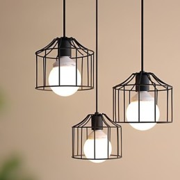 1 Lichter Country Metall Pendelleuchte