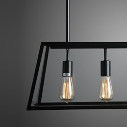 Kronleuchter aus galvanisiertem Metall im rustikalen Lodge-Mini-Stil