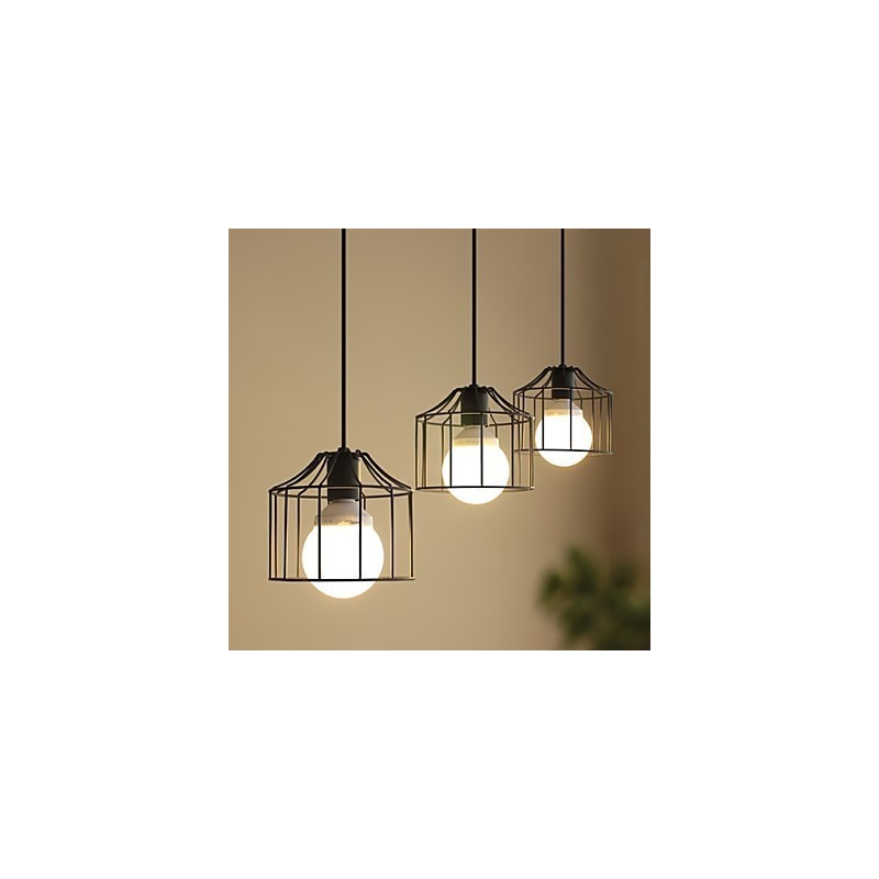 1 Lichter Country Metall Pendelleuchte