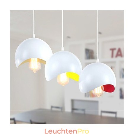 Moderne Pendelleuchte im zeitgenössischen Mini-Stil mit Gemälde Moderne Pendelleuchte im zeitgenössischen Mini-Stil mit Gemälde