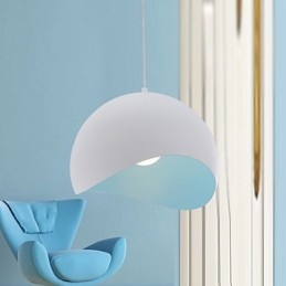 Moderne Pendelleuchte im zeitgenössischen Mini-Stil mit Gemälde