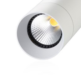 GE 05032 8W 136mm 1-flammige Mini-Pendelleuchte, gepudert weiß mit Aluminium