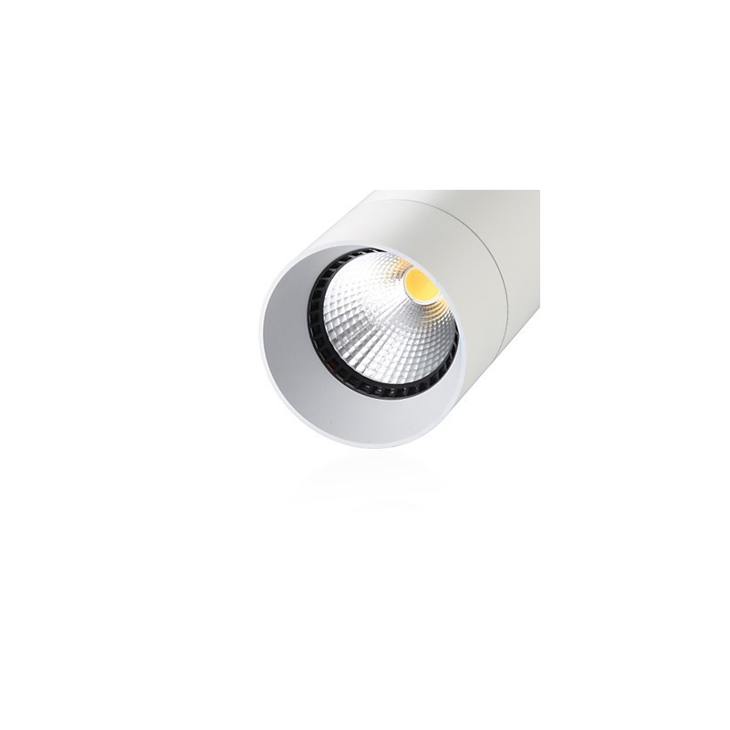 GE 05032 8W 136mm 1-flammige Mini-Pendelleuchte, gepudert weiß mit Aluminium