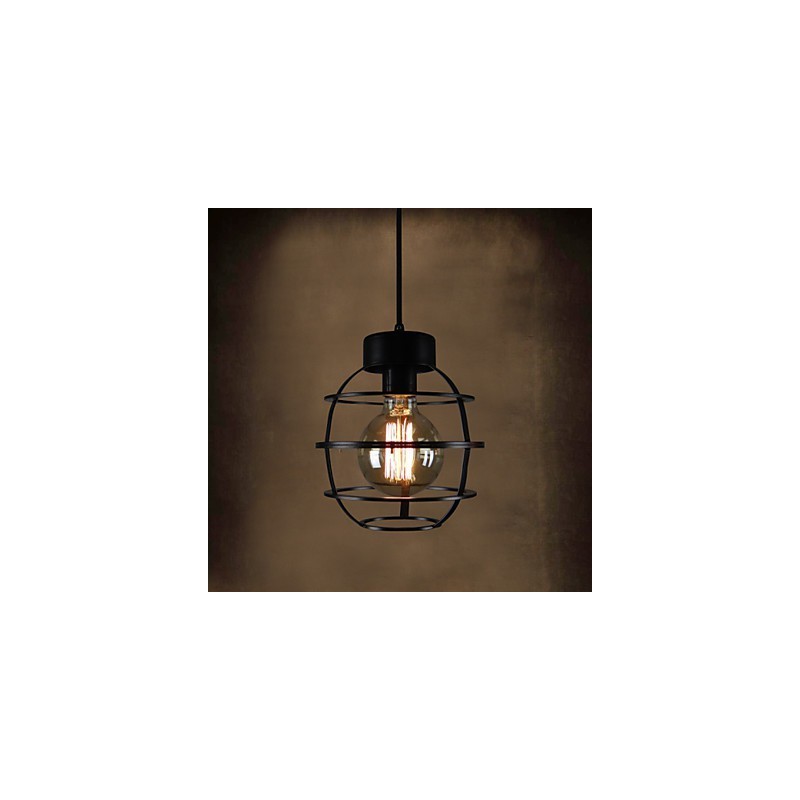 Retro Designer Metall Pendelleuchte