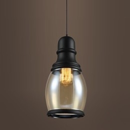 Retro Beleuchtung Loft Lichter Glas Pendelleuchte