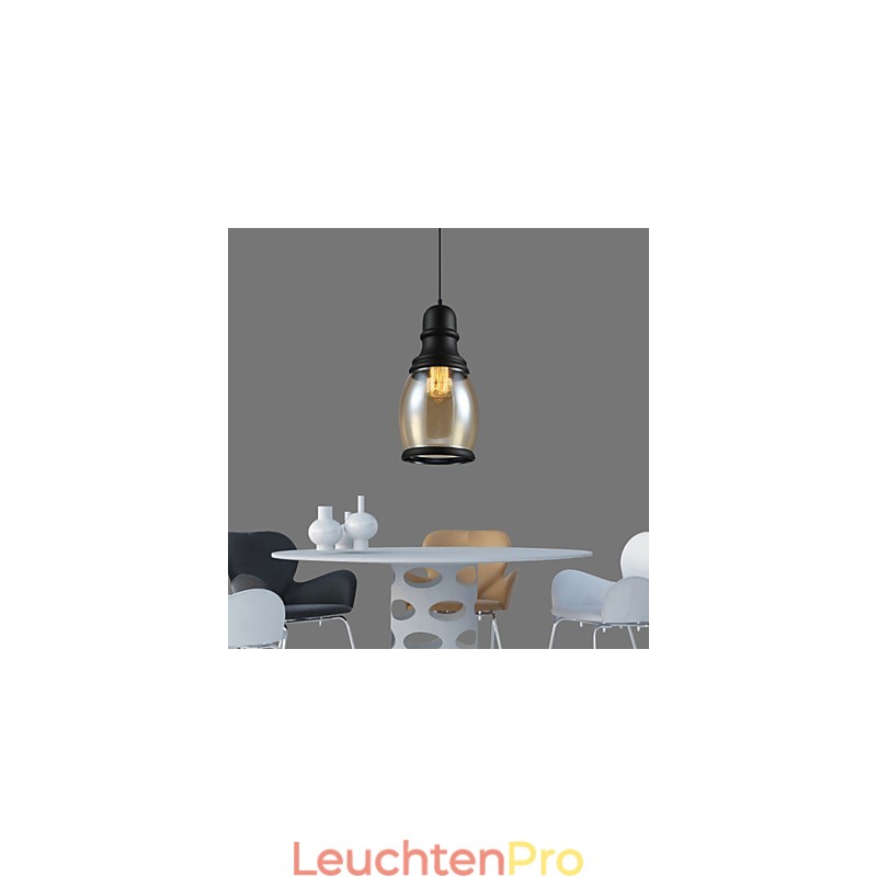 Retro Beleuchtung Loft Lichter Glas Pendelleuchte