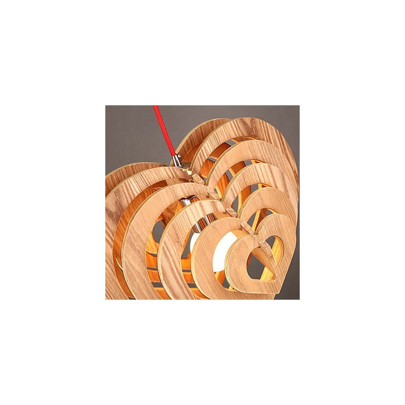 Kronleuchter Mini Stil Laterne Holz Bambus