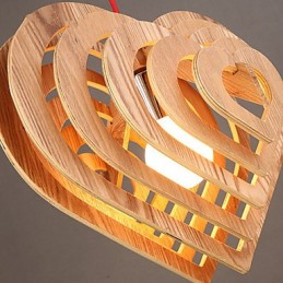 Kronleuchter Mini Stil Laterne Holz Bambus